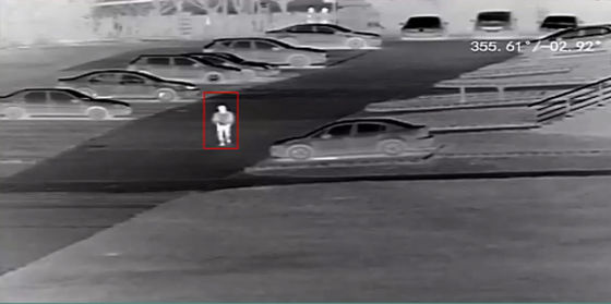 গাড়িতে মাউন্ট করা ডুয়াল থার্মাল ক্যামেরা IP66